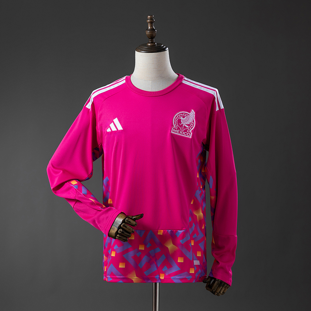 Mexico 2026 Goleiro Manga longa Camisa S-4XL, foto 1