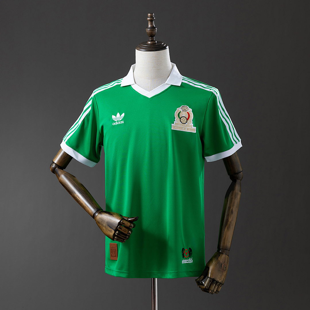 Retrô Mexico 1986 Titular S-XXL, foto 1