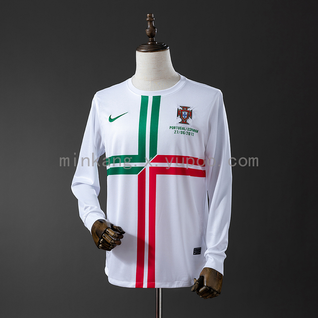 Retrô portugal 2012 Manga longa Visitante S-XXL, foto 1