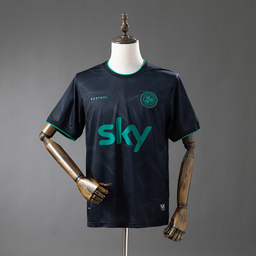 Ireland 2025 Invisible Black Camisa S-XXL
