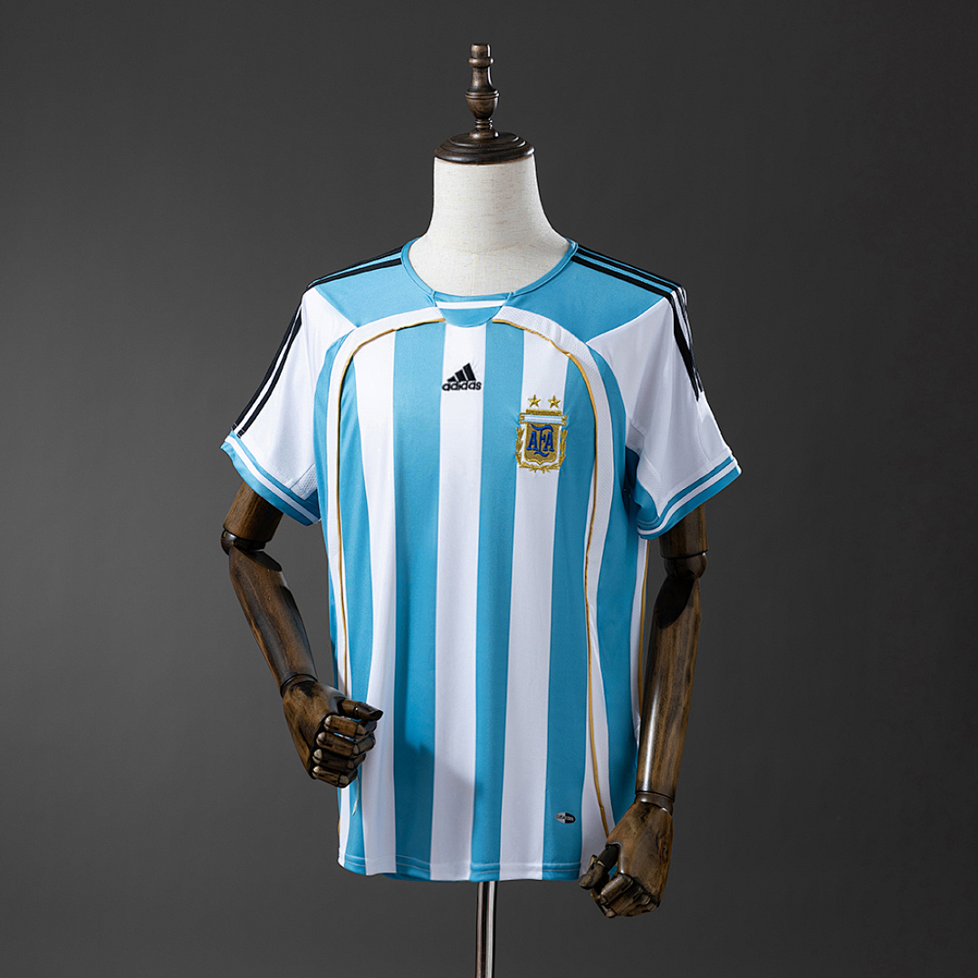 Argentina 2006 Titular Retrô Camisa S-XXL, foto 1