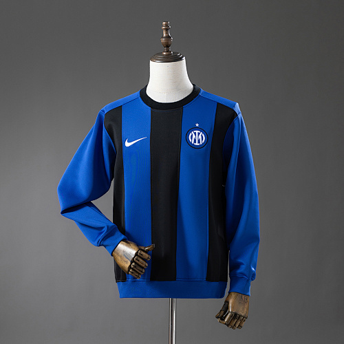 Inter Milan 25/26 Manga longa Sweatshirt - Dark Blue & Black M-4XL