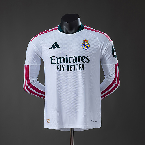 Real Madrid 26/27 Titular Versão jogador Manga longa Camisa S-3XL