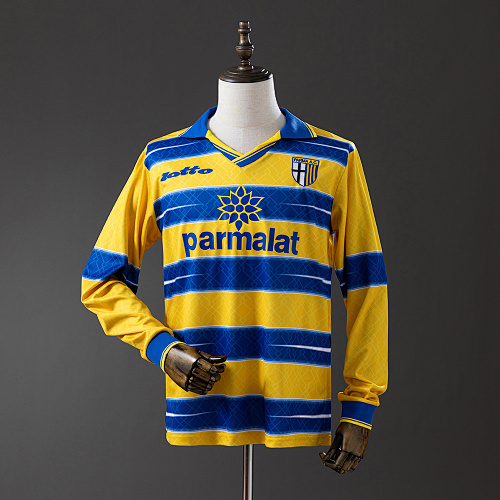 Parma 98/99 Titular Manga longa Retrô Camisa S-XXL
