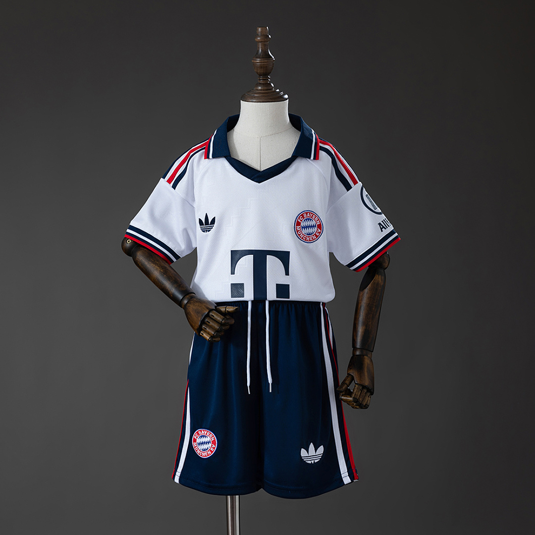 Bayern Munich 26/27 Visitante Kit infantil Tamanho:16-28, foto 1