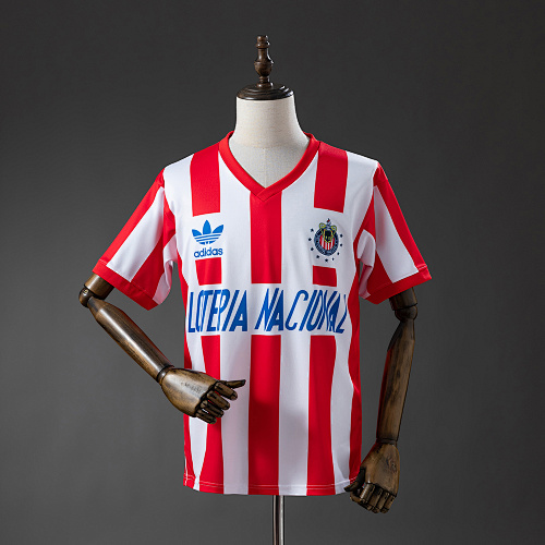 Chivas de Guadalajara 91/92 Titular Retrô Camisa S-XXL