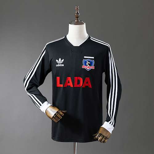Retrô Manga longa colo colo 1991 black S-XXL