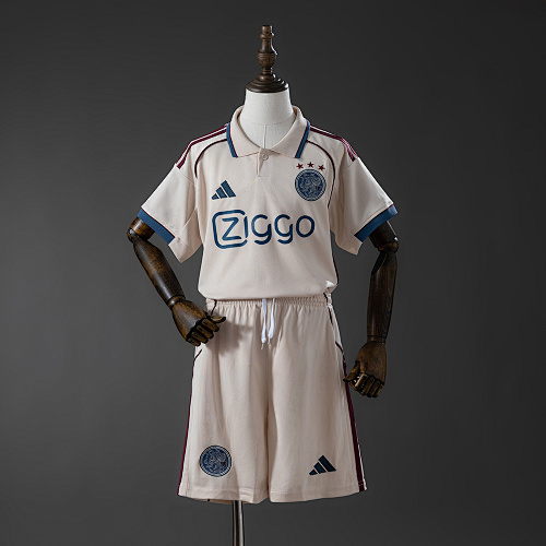 Ajax 25/26 Terceira Kit infantil Tamanho 16-28