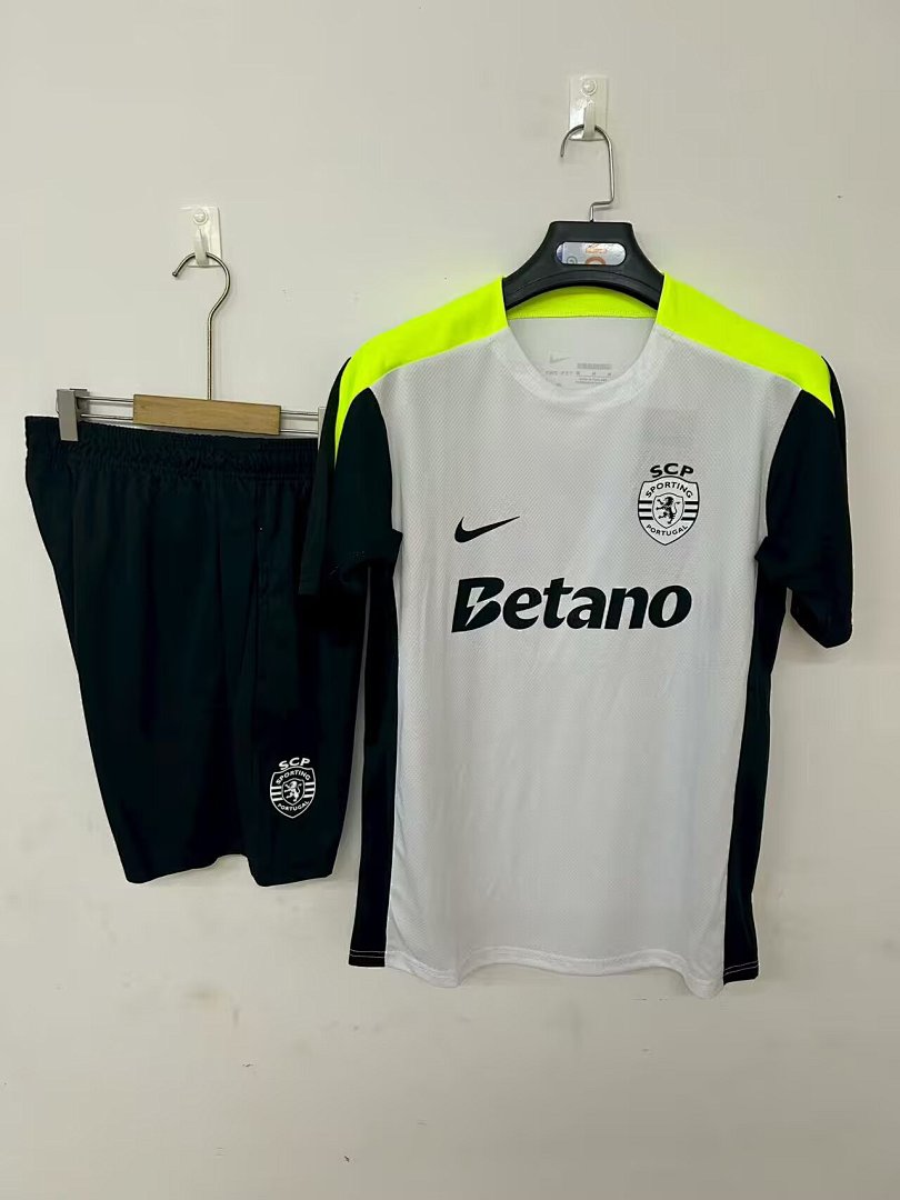 25/26 Lisbon pre-match training suit off-white S-3XL, foto 1