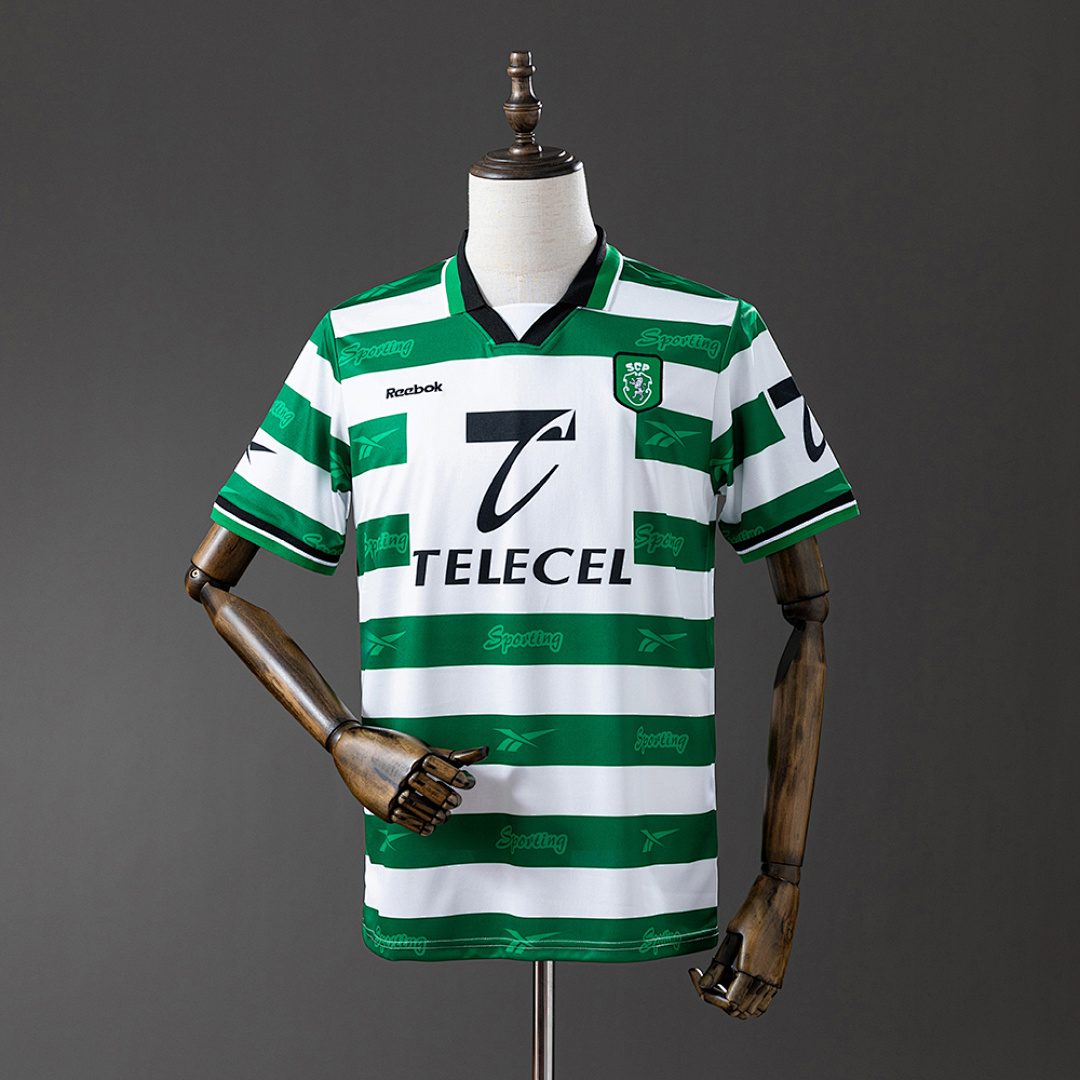 Retrô Sporting Lisbon 99/00 Titular S-XXL, foto 1