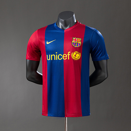 Barcelona 06/07 Versão jogador Retrô Titular Camisa S-3XL