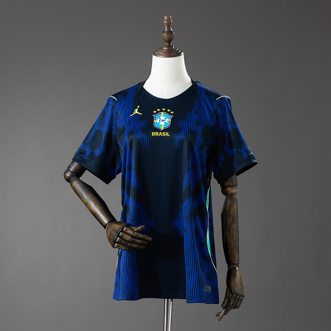 Brazil 2026 Visitante Feminina Camisa S-XXL, foto 1