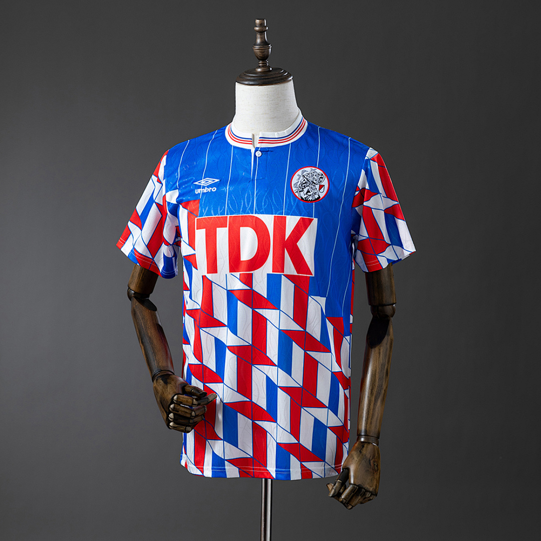Ajax 1989/90 Visitante Retrô Camisa S-XXL, foto 1