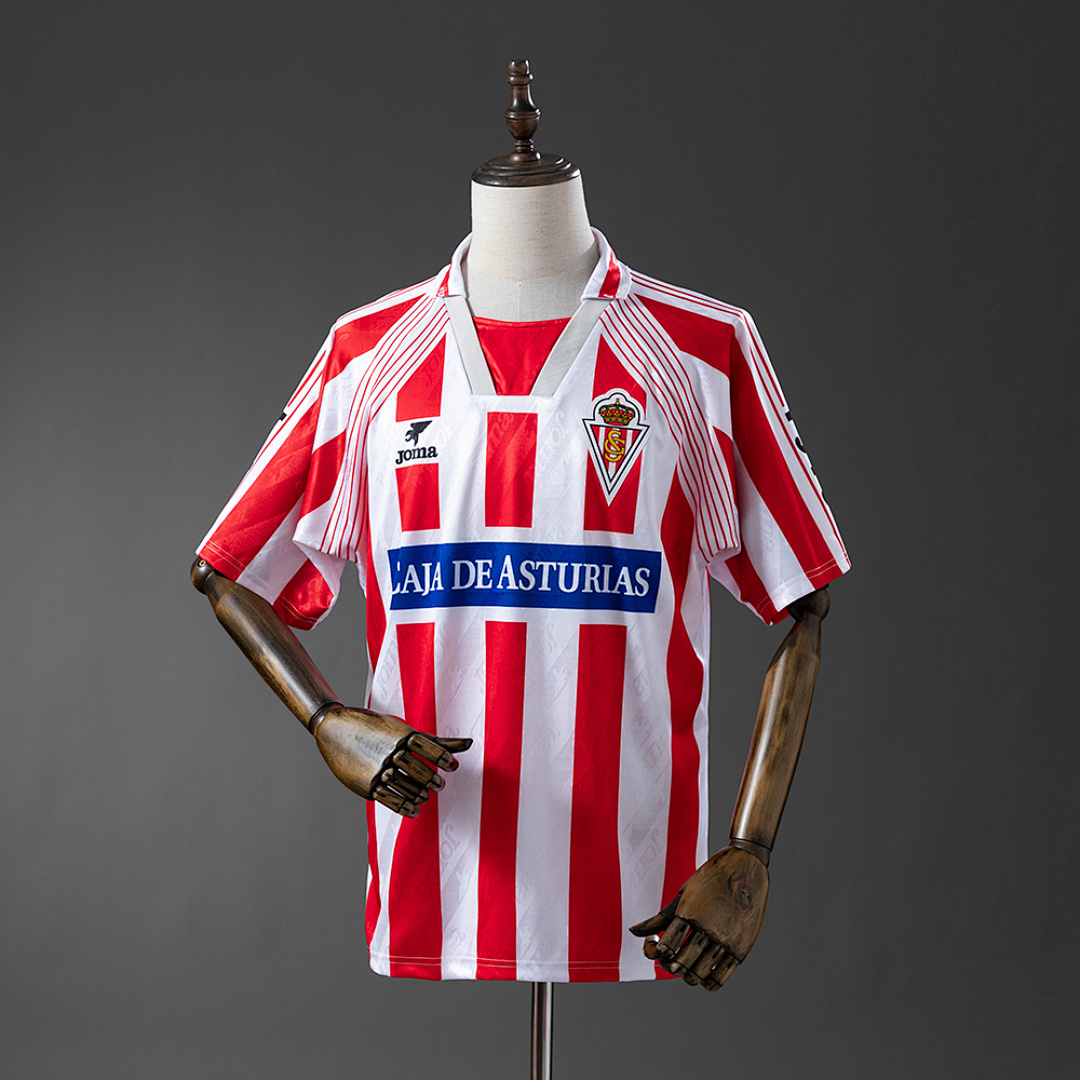 Retrô 94/95 Sporting Gijon Titular Tamanho S-XXL, foto 1