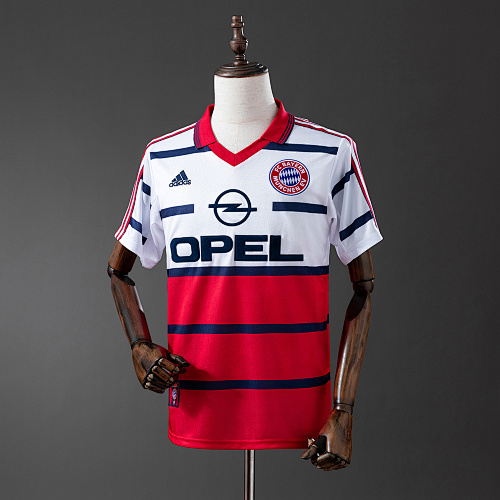 Bayern Munich 1998/00 Visitante Retrô Camisa S-XXL