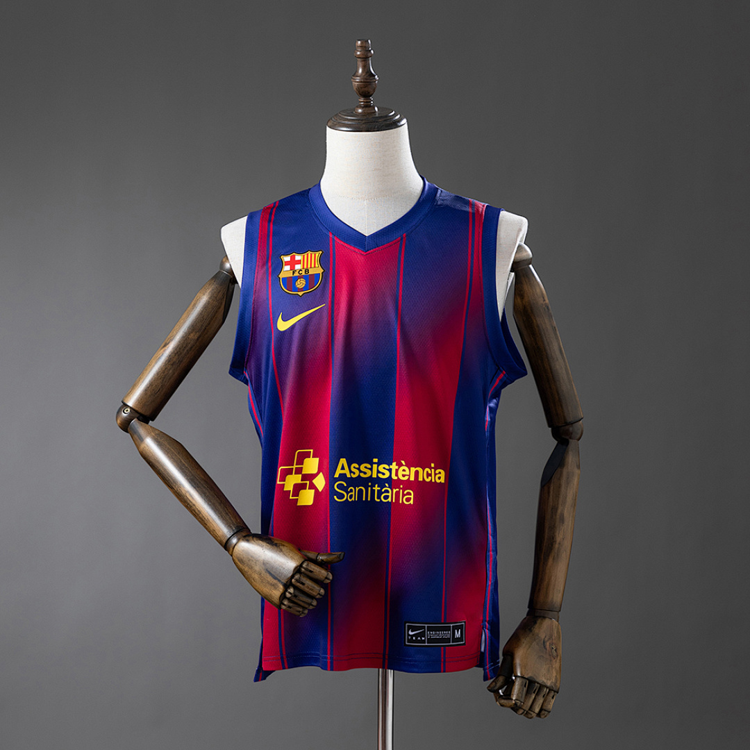 Barcelona 25/26 Titular Basketball Camisa S-XXL, foto 1