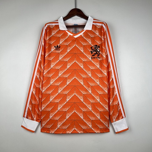 Retrô Manga longa Holland 1988 Titular S-XXL