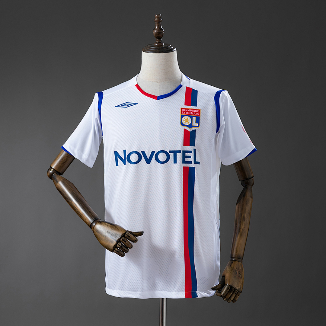 Olympique lyonnais 08/09 Titular Retrô Camisa S-XXL, foto 1