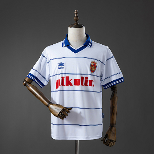 Zaragoza 99/00 Titular Retrô Camisa S-XXL