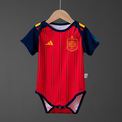 Spain 26/27 Baby Titular Camisa Tamanho 9/12