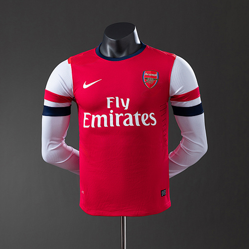 Arsenal 12/13 Titular Manga longa Versão jogador Retrô Camisa S-3XL