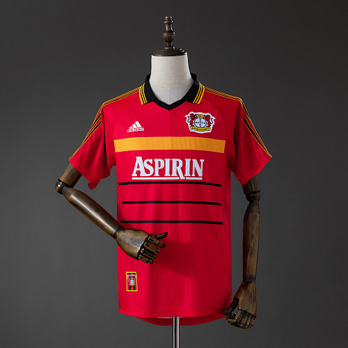 Bayer Leverkusen 98/00 Titular Retrô Camisa S-XXL