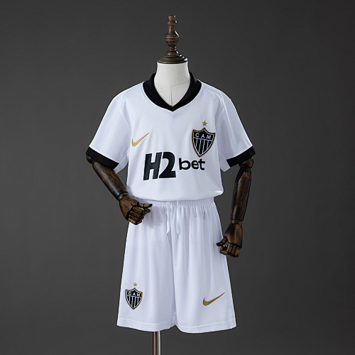 Atlético Mineiro 26/27 Visitante Kit infantil Tamanho 16-28