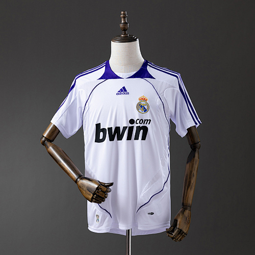 Real Madrid 07/08 Titular Retrô Camisa S-XXL