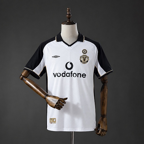 Retrô Manchester United 01/02 Centenário Reversível Visitante e Terceira Camisa S-XXL
