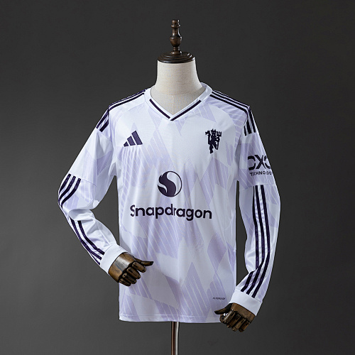 M-U 25/26 Visitante Manga longa Camisa S-4XL