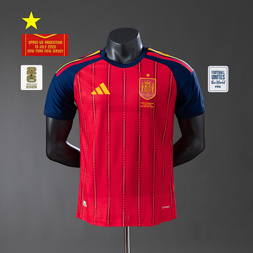 Spain 2026 Titular Versão jogador Camisa S-4XL
