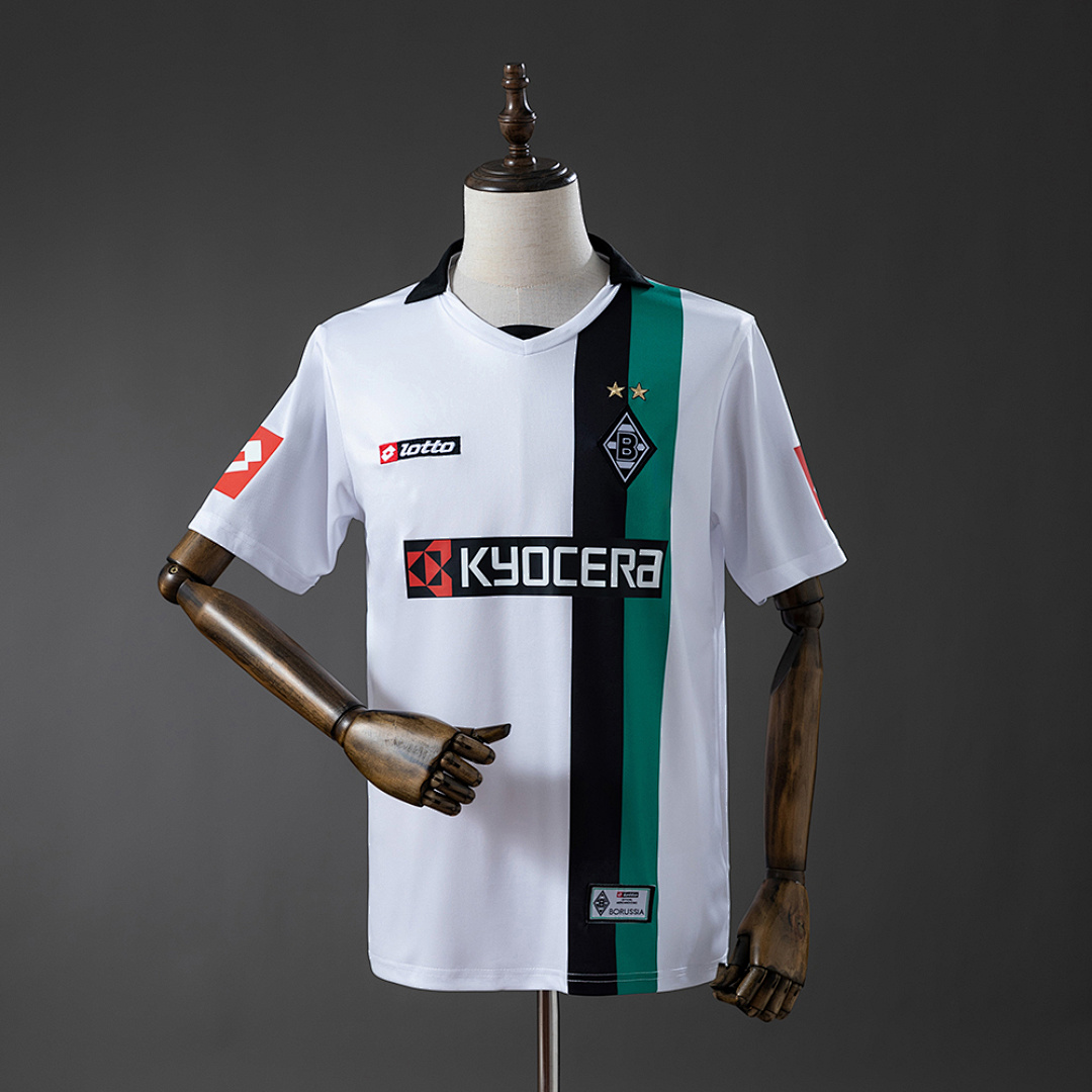 Borussia Monchengladbach 08/09 Titular Retrô Camisa S-XXL, foto 1