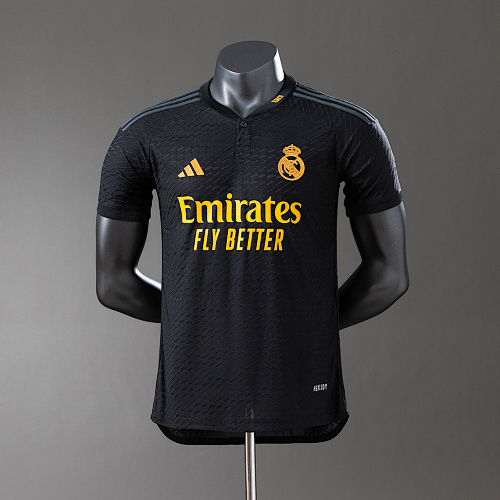 Real Madrid 23/24 Terceira Versão jogador Camisa S-3XL
