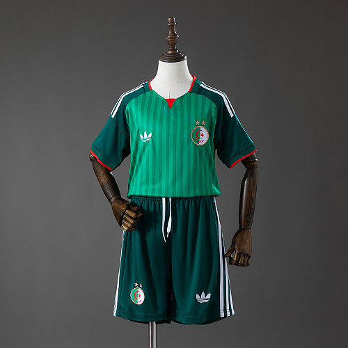 Algeria 2026 Visitante Kit infantil Tamanho:16-28