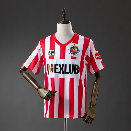 Chivas de Guadalajara 92/93 Titular Retrô Camisa S-XXL