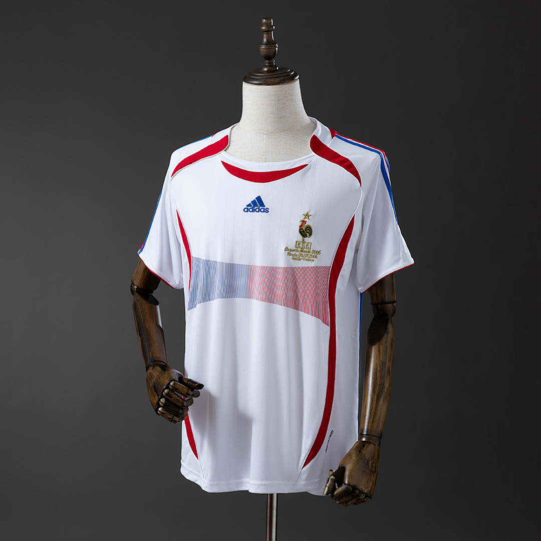 2006 French white short sleeve, foto 1
