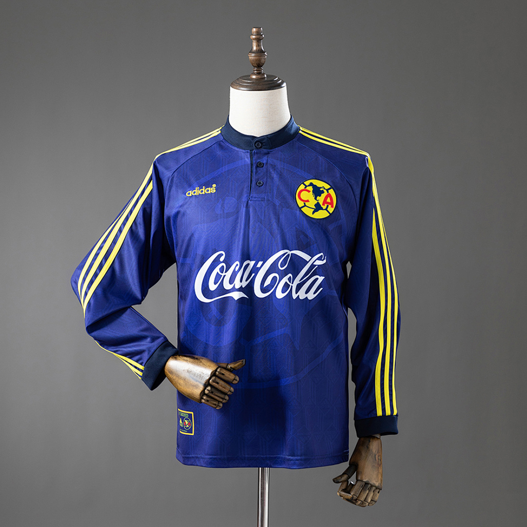 America 97/98 Visitante Manga longa Retrô Camisa S-XXL, foto 1