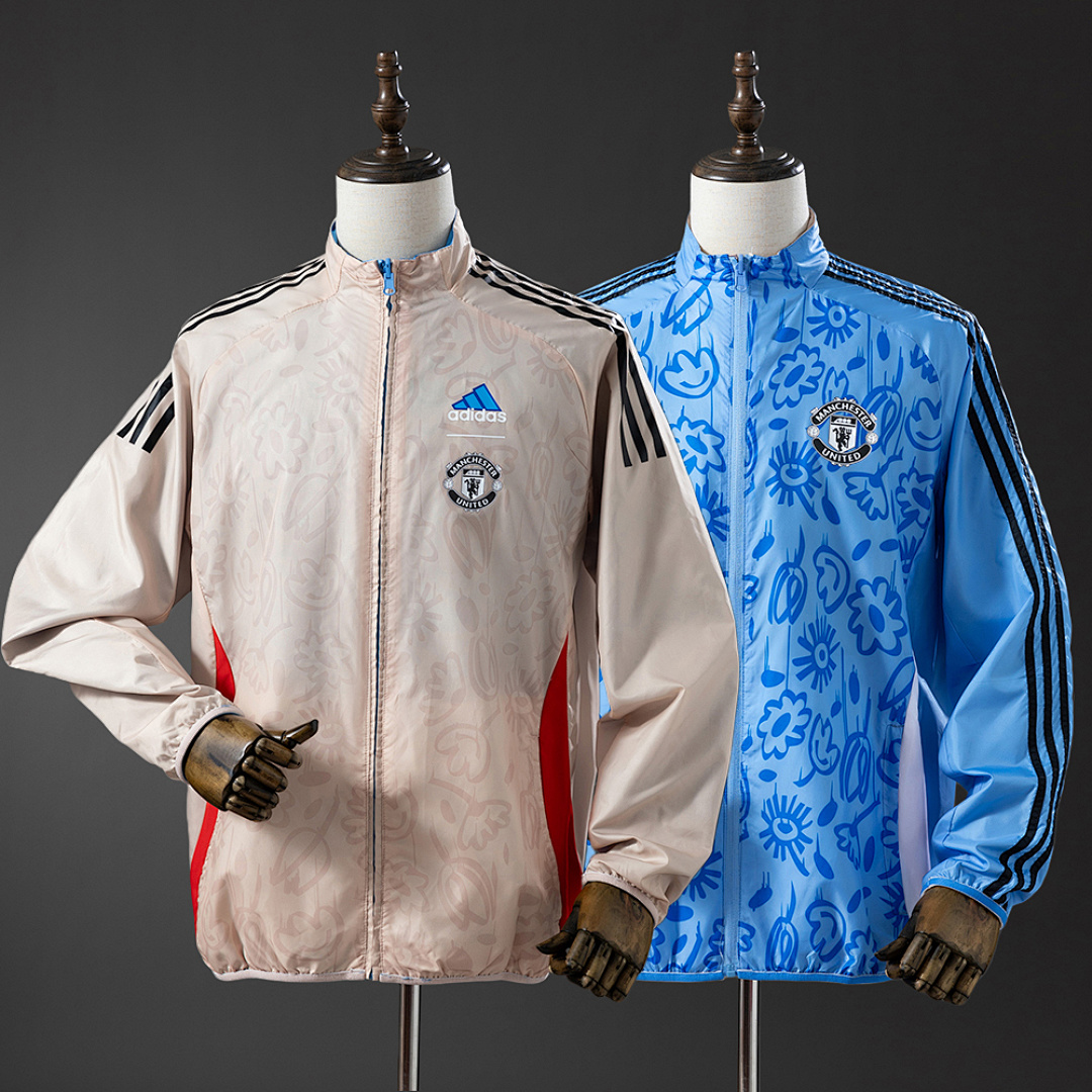 M-U Reversible Jacket Windbreaker - Beige&Blue S-XXL, foto 1