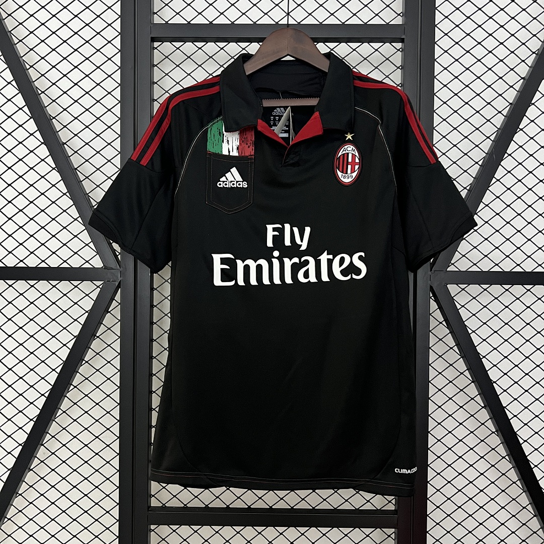 Retrô AC Milan 12/13 Black S-XXL, foto 1