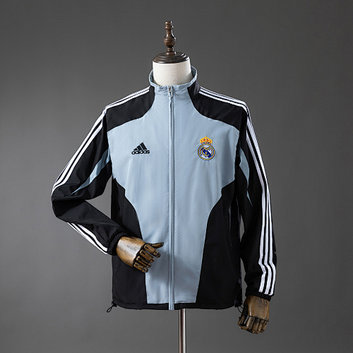Real Madrid 04/05 Windbreaker - BlackGrey S-XXL