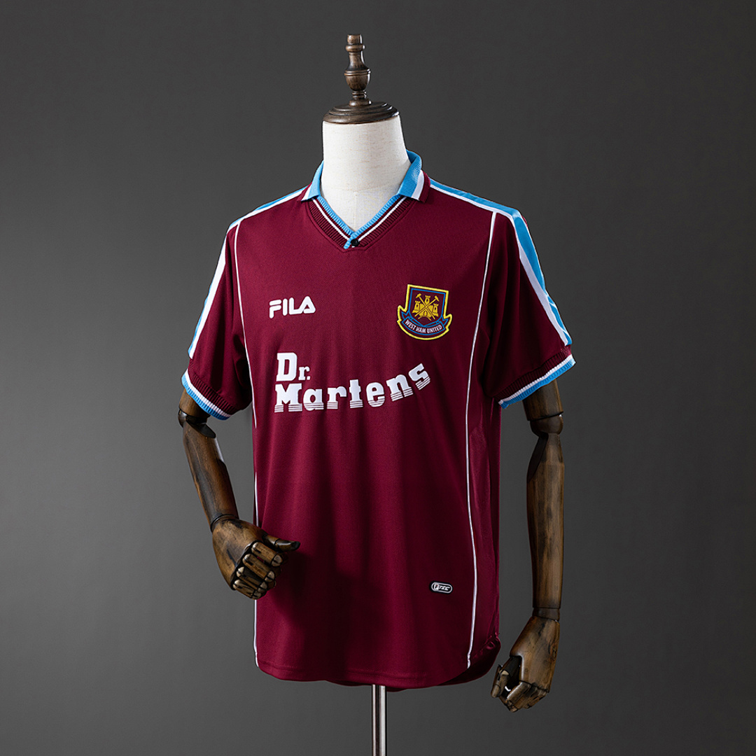 Retrô 99/01 West Ham United Titular S-XXL, foto 1
