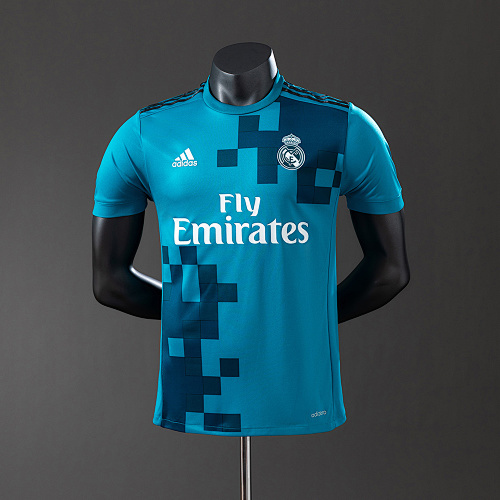 Real Madrid 17/18 Terceira Versão jogador Retrô Camisa S-3XL