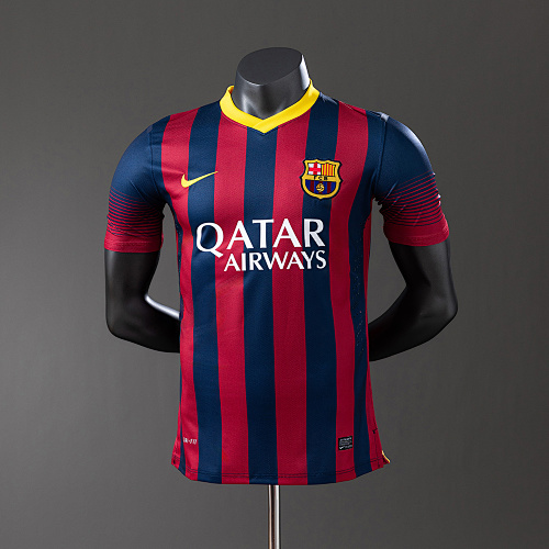 Barcelona 13/14 Titular Versão jogador Retrô Camisa S-3XL