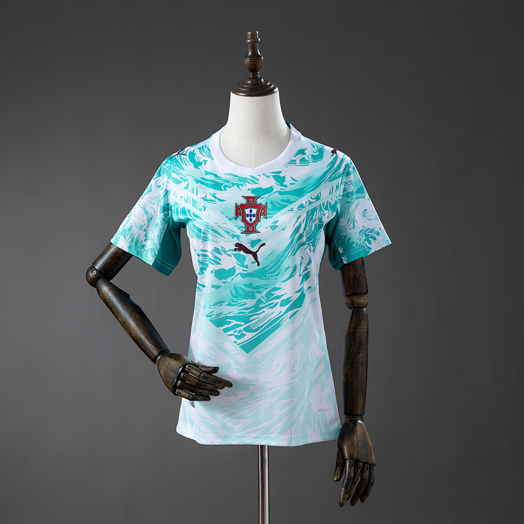 Portugal 2026 Visitante Feminina Jerseys S-XXL, foto 1