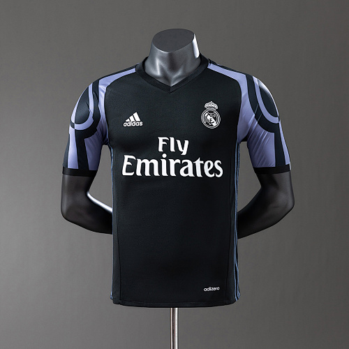 Real Madrid 16/17 Terceira Versão jogador Retrô Camisa S-3XL