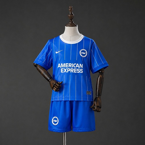 Brighton & Hove Albion 26/27 Titular Kids Kit Tamanho 16-28