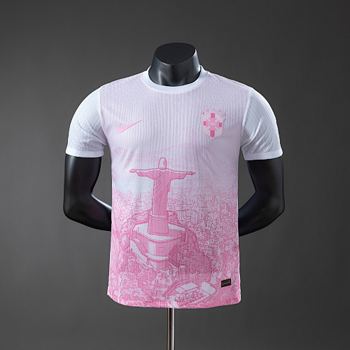Brazil 2025 Edição especial - Pink Versão jogador Camisa S-XXL