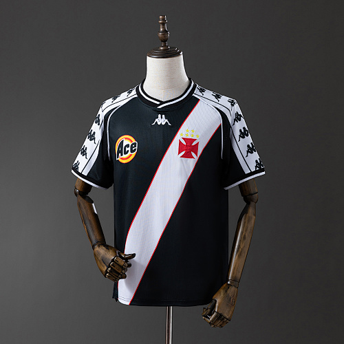 Retrô Vasco da Gama 2000 黑色 S-XXL