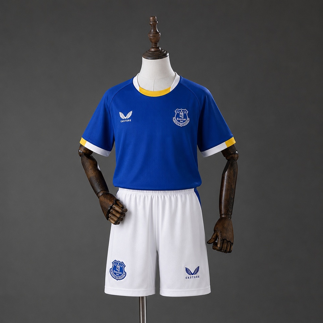 Everton 26/27 Titular Kids Kit Tamanho 16-28, foto 1