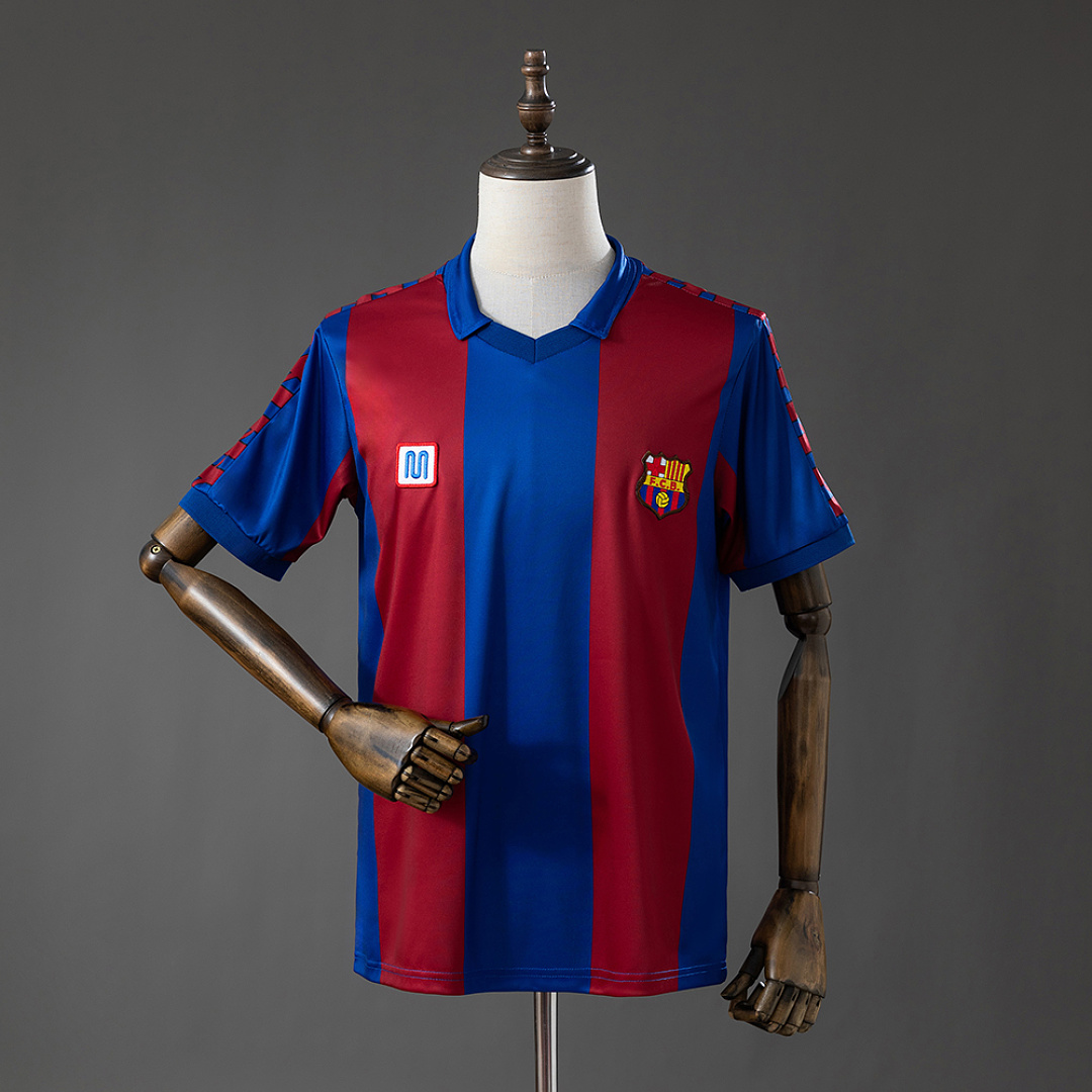 Barcelona 80/81 Titular Retrô Camisa S-XXL, foto 1